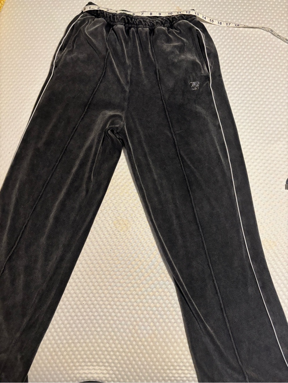 Niko and … brand grey black Velour Track pants